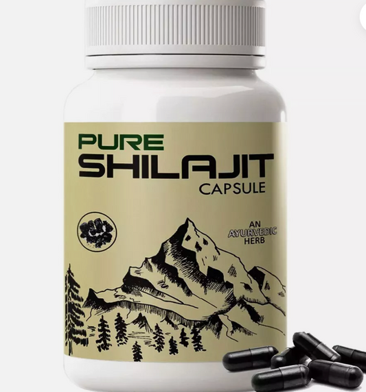 Shilajit Extract 1000Mg, Stress, Anxiety, Skin Vitality, Healthy Heart, Fatigue