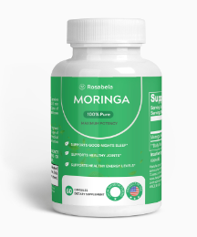 Rosabella Moringa Capsules for Immune Support, Gut Health & Vitamins