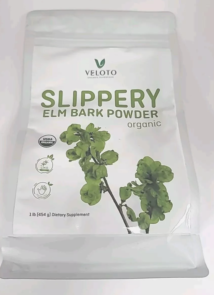 Organic Slippery Elm Bark Powder, 1 Lb Bag