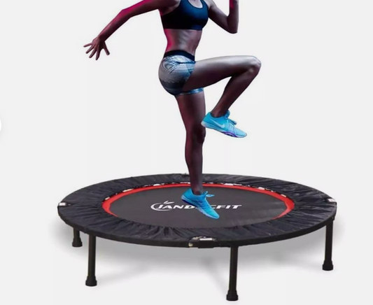 Rebounder (Mini trampoline for adult) Fitness, HITT training 330lbs max weight