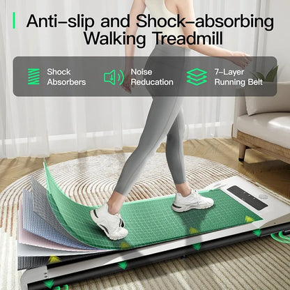 Walking Pad, Treadmill with Incline 512N (Under Desk, Ultra Quiet)