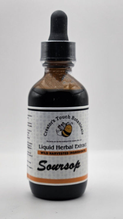 Soursop Herbal Tincture Organic, 2Oz Bottle