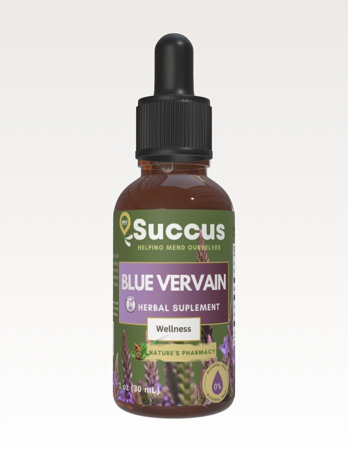 Blue Vervain Tincture - (Highly Potent) Alcohol Free