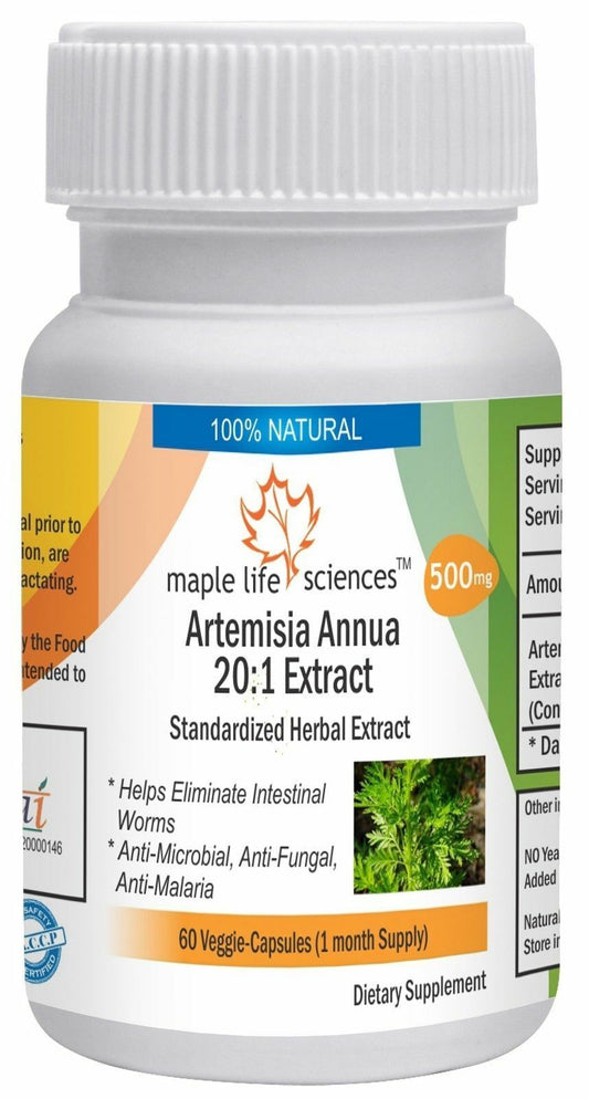 Artemisia Annua 20:1 Extract Capsules Artemisinin for Intestinal Worms