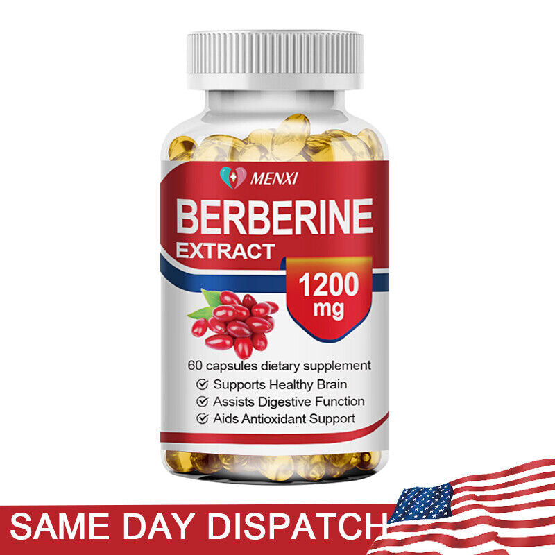 Premium Berberine HCL Extract 1200Mg, Healthy Cholesterol, Anti-Inflammat