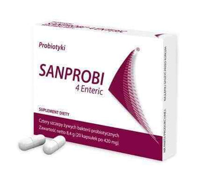 SANPROBI 4 Enteric (Probiotic - 4 Strains) 20 Capsules