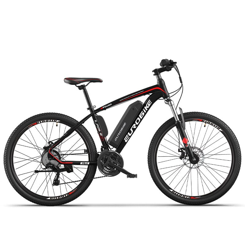 26 Inch Electric Lithium Battery Mountain Bike 27 Speed Electric Bicycle for Adult Double Disc Brake 36V 250W E-Bike