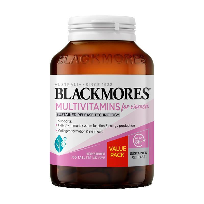 Blackmores Multivitamin for Women Sustained Release 150 Tablets Exclusive Size