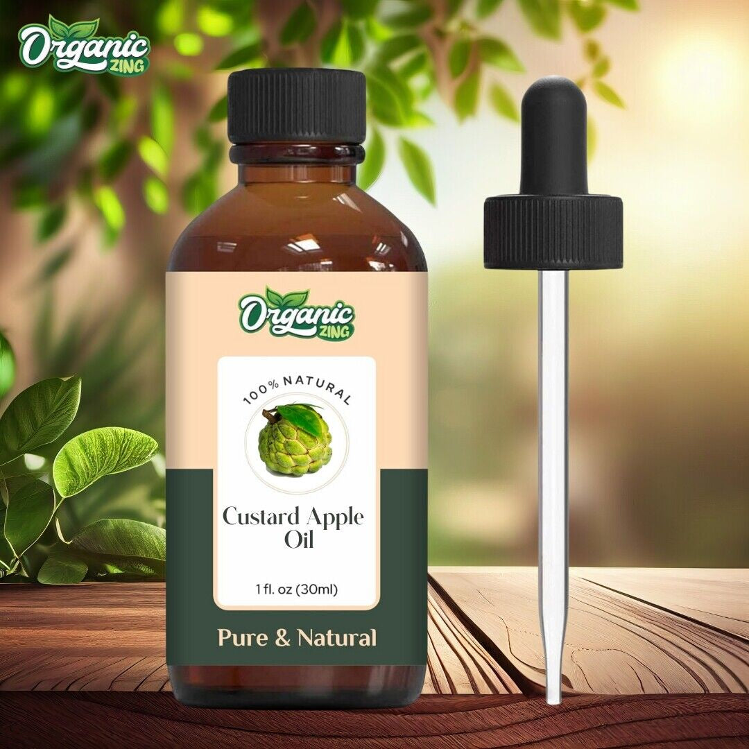 Organic Custard Apple 100% Pure & Natural Essential Oil - {30Ml/1.01 Fl Oz}