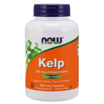 NOW Foods Kelp, 325 Mcg, 250 Veg Capsules