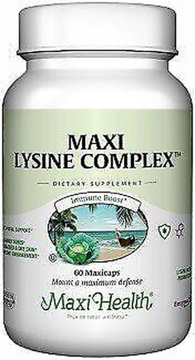 Maxi-Health Maxi Lysine Complex - Vegetarian 60 Vegcap