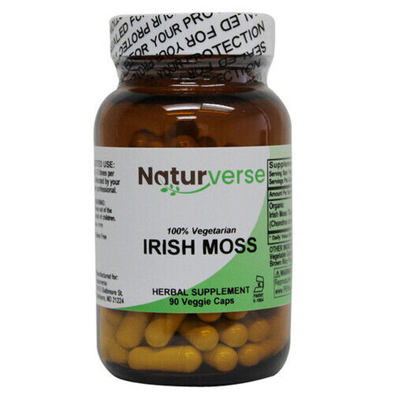 Irish Moss Powder Capsules 90 Vegcaps by Naturverse