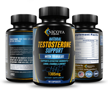 Natural Testosterone Booster - Increase Energy Improve Muscle Strength & Growth