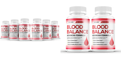 (8 Pack/480 Caps) Blood Balance - Advanced Formula for Managing Healthy Blood Le