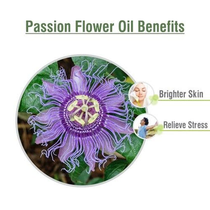 Passion Flower (Passiflora) 100% Pure & Natural Carrier Oil - {10Ml - 25 L}.