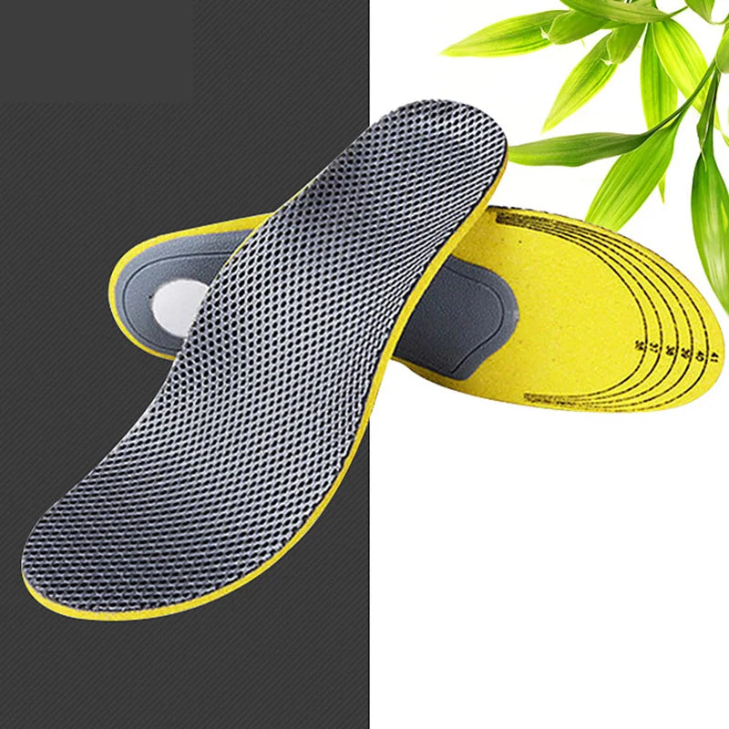 Bamboo Charcoal Arch Correction Sneakers Insoles EU35-46