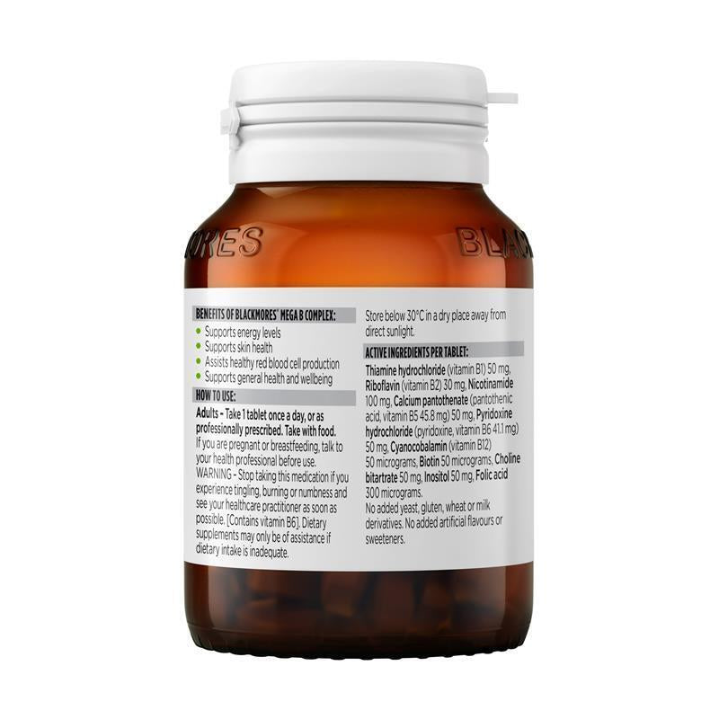 Blackmores Mega B Complex 75 Tablets