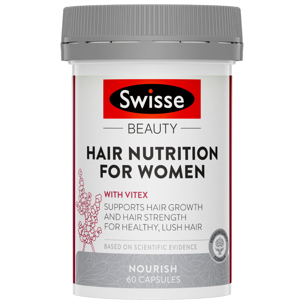 Swisse Beauty Hair Nutrition for Women 60 Capsules Supports Healthy Hair Growth