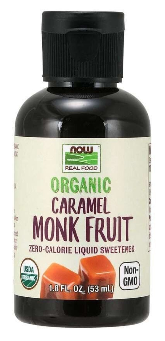 Organic Liquid Monk Fruit Caramel 1.8 Fl Oz Liquid