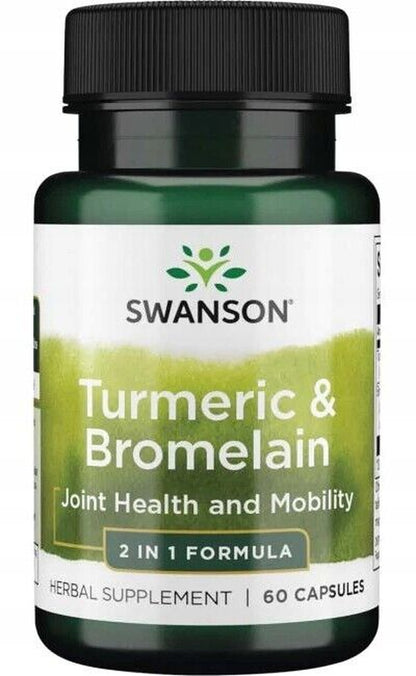 Swanson Turmeric & Bromelain 60 Capsules