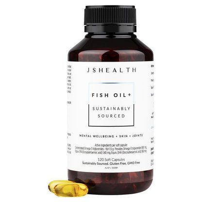 JSHEALTH Fish Oil + 120 Capsules