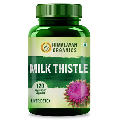 120 Vegetarian Capsules Milk Thistle 800Mg for Men and Women Supplement