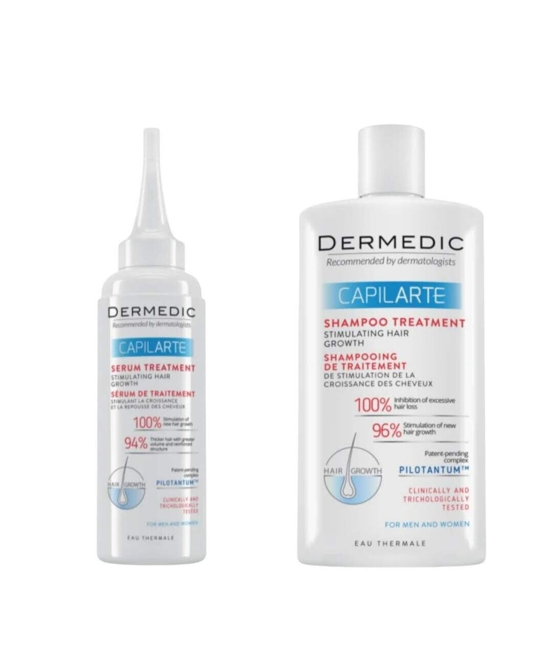 Dermedic Capilarte Serum 150Ml + Shampoo 300Ml Hair Growth Stimulating Treatment