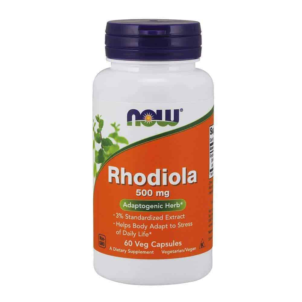 Rhodiola 500Mg 60 Vegetarian Capsules Adaptogenic Herb