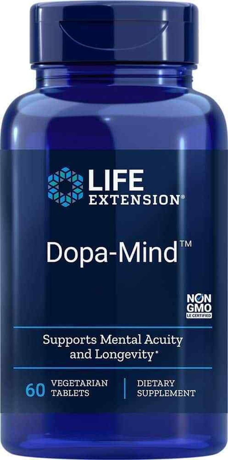 LIFE EXTENSION Dopa-Mind (Dopamine, Cognition, Longevity) 60 Vegetarian Tablets