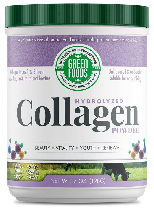 Green Foods Hydrolyzed Collagen Powder 7 Oz Powder