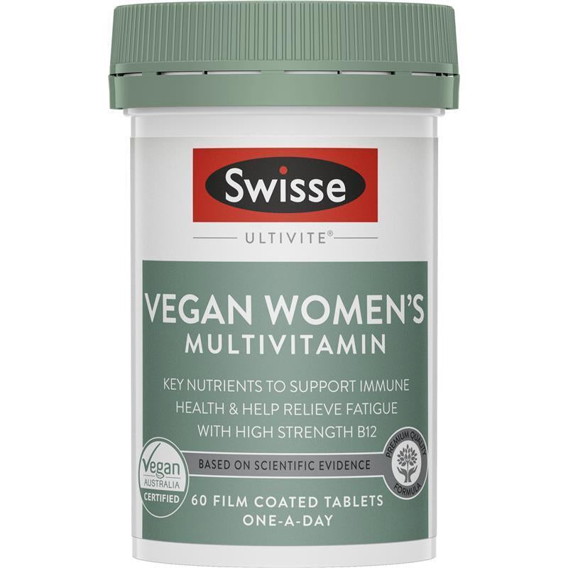 Swisse Vegan Womens Ultivite 60 Tablets