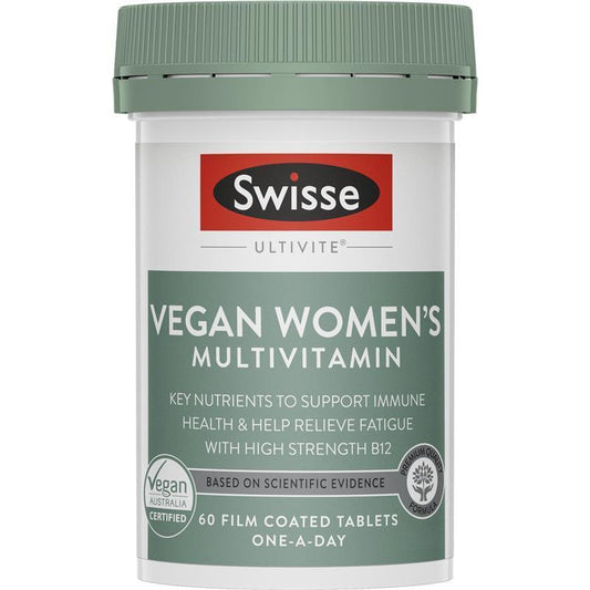 Swisse Vegan Womens Ultivite 60 Tablets