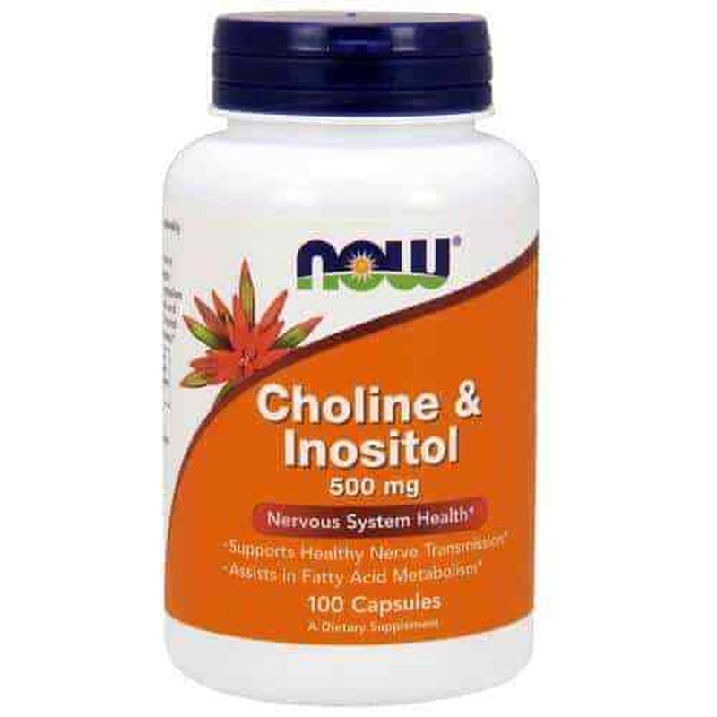 Choline and Inositol 500Mg 100 Capsules