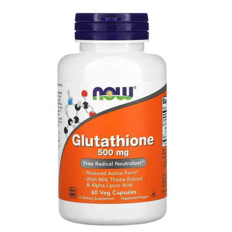 Glutathione 500Mg Vegetarian Capsules Free Radical Neutralizer