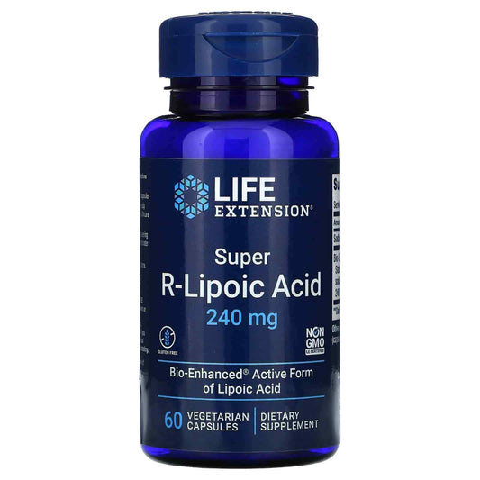 LIFE EXTENSION Super R-Lipoic Acid 60 Capsules