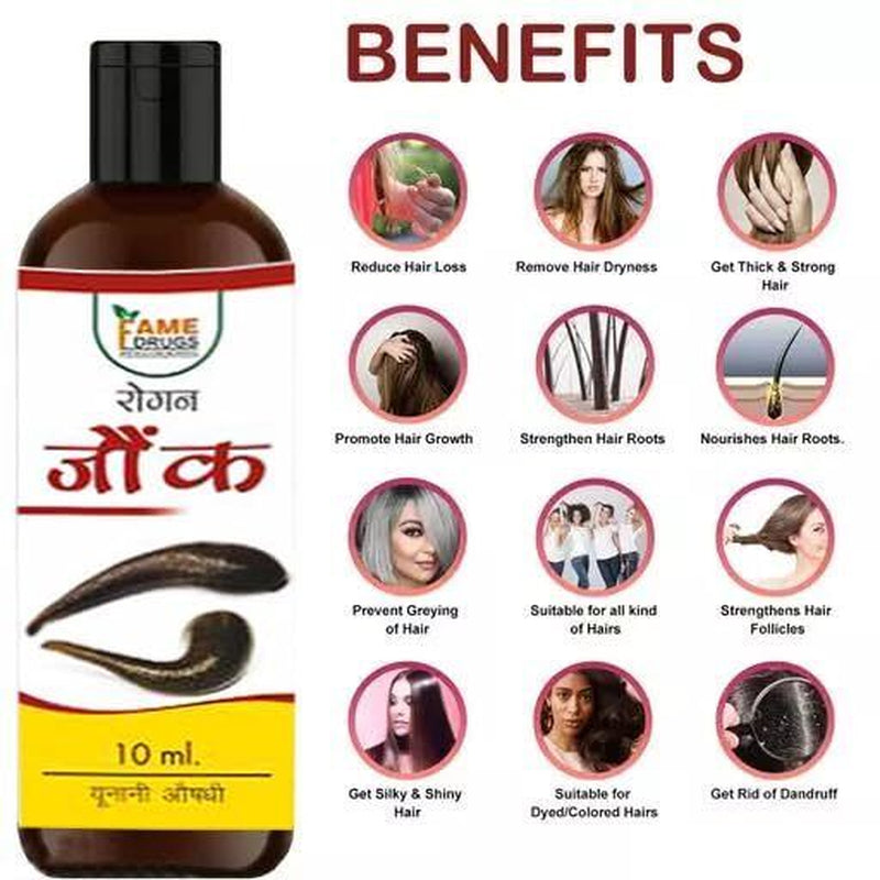 Pack of 2 Jounk Leech Oil for Hair Growht Jounk Oil for anti Dandruff