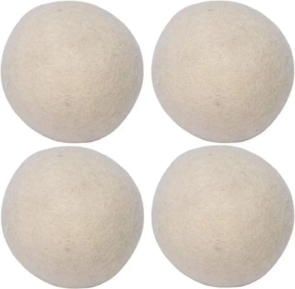 Reusable Wool Dryer Balls Natural Fabric Softener 6Cm New Zealand Wool