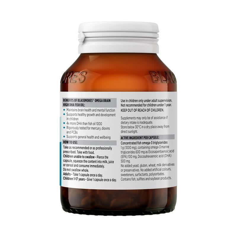 Blackmores Omega Brain 60 Capsules