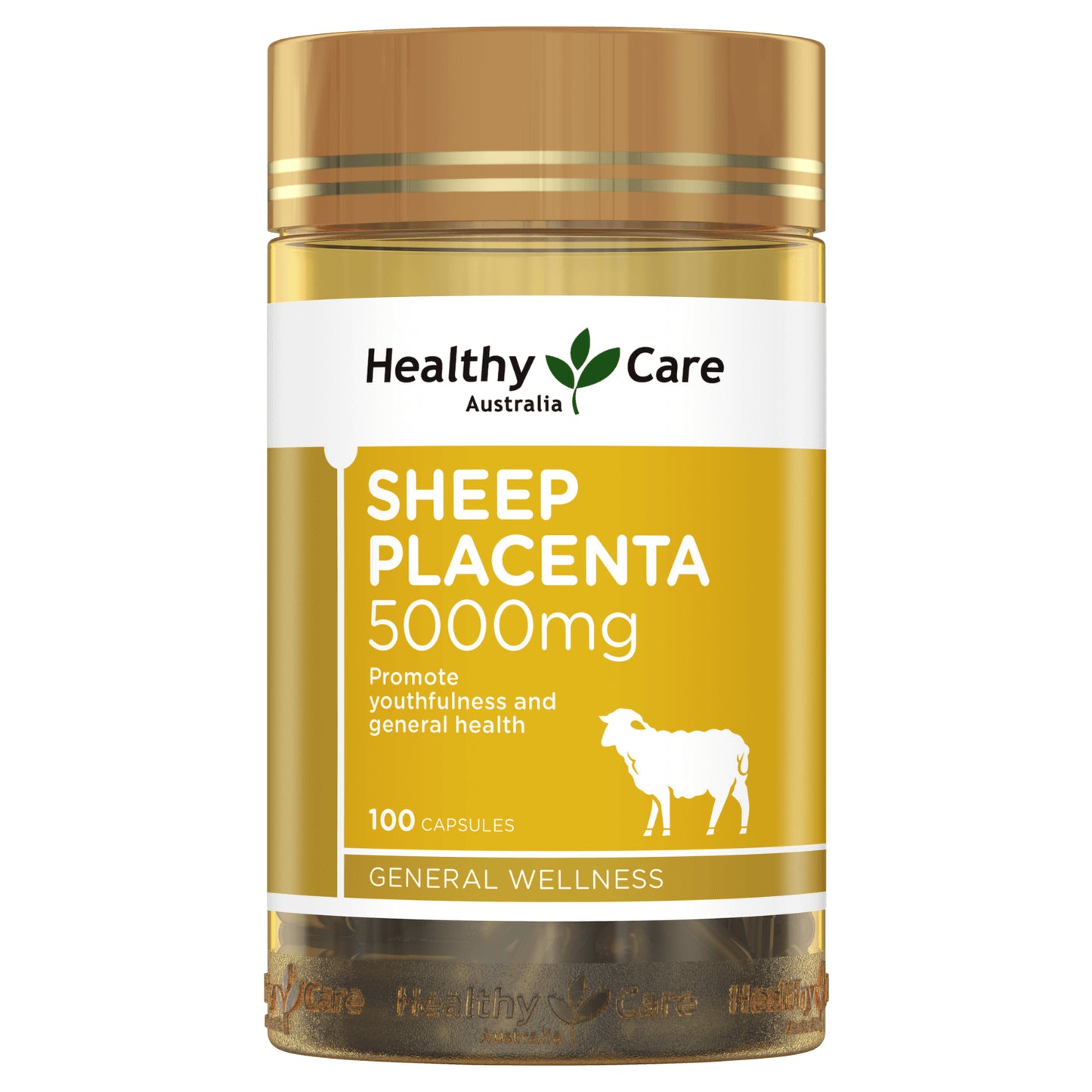 NEW Healthy Care Sheep Placenta 5000Mg 100 Capsules Healthycare