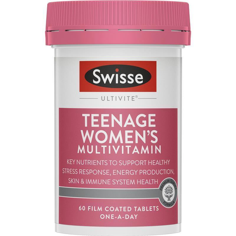 Swisse Teenage Ultivite Women'S Multivitamin 60 Tablets