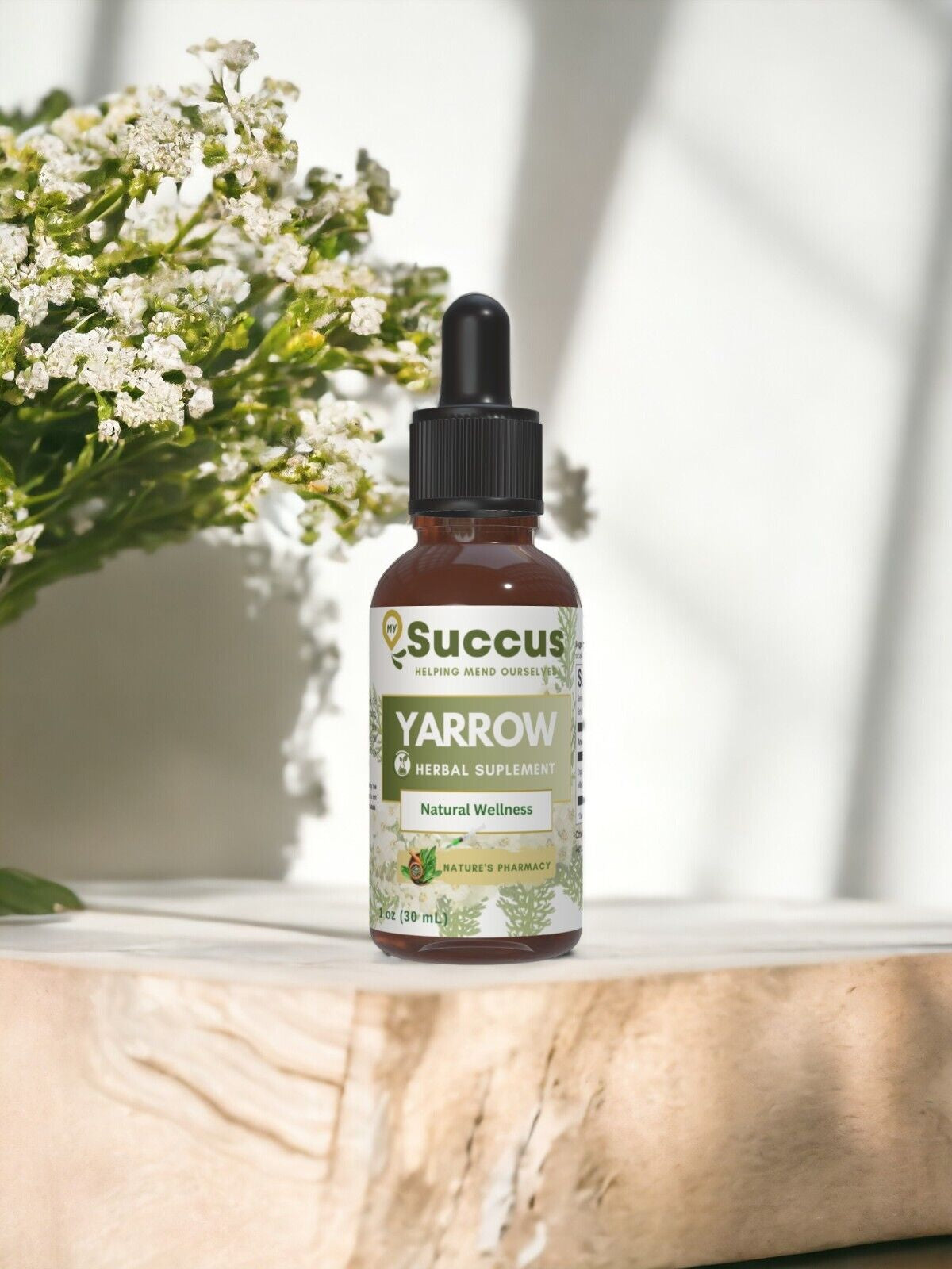 Yarrow Tincture - (Potent) Alcohol Free