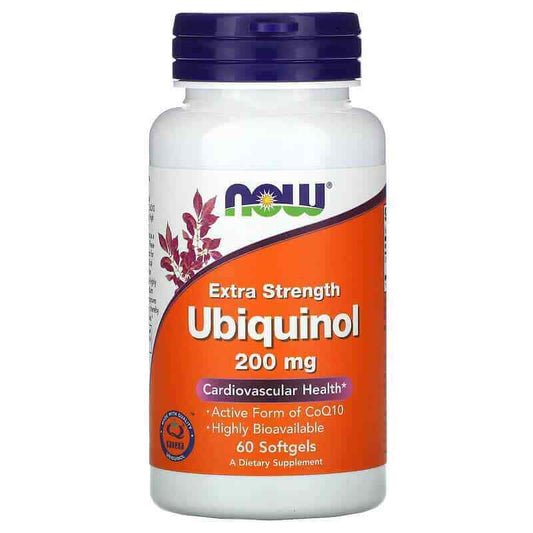 Ubiquinol Extra Strength 200Mg 60 Softgels Cardiovascular Health