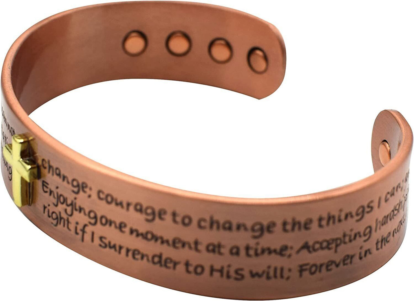 Pure Copper Healing Bracelet Christian Magnetic