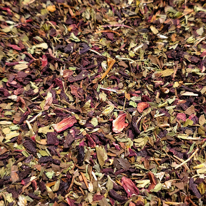 Hibiscus Tea Bags with Peppermint & Stevia (30 Bags) the Perfect Natural Blend