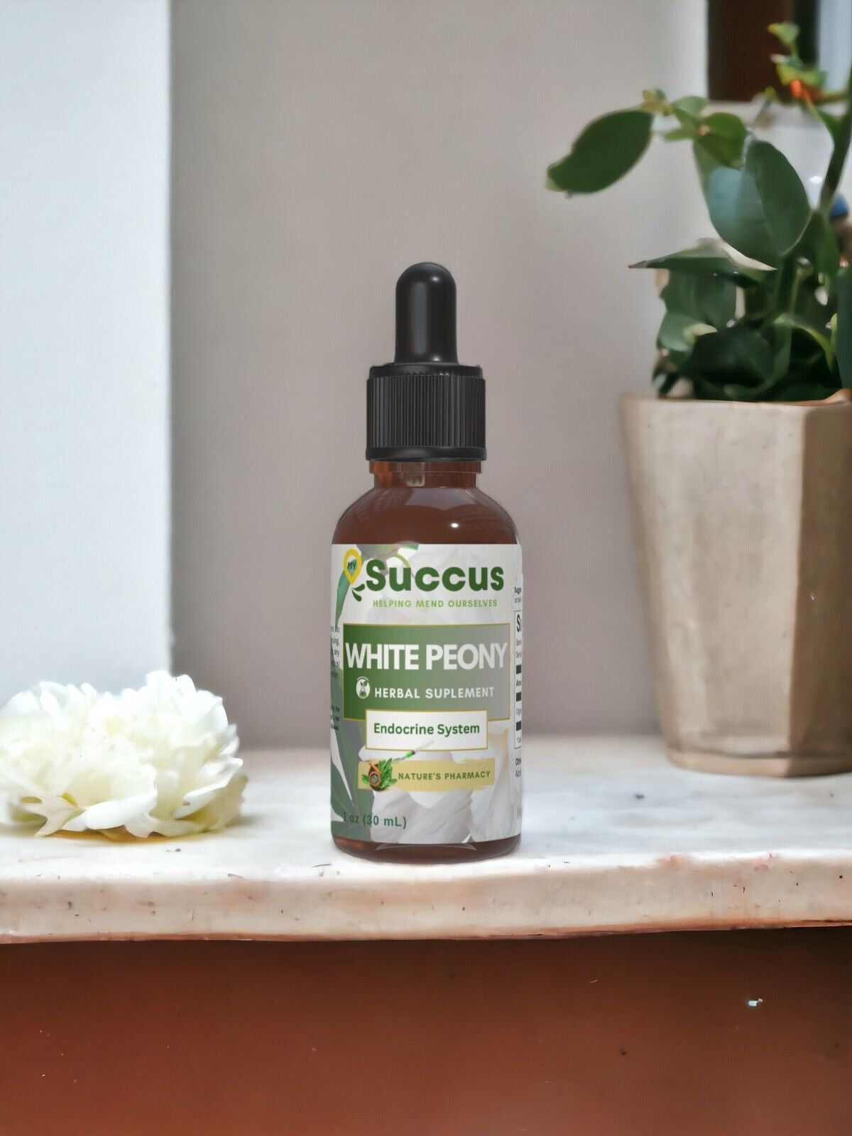 White Peony Tincture - Feminine Health (Alcohol Free)