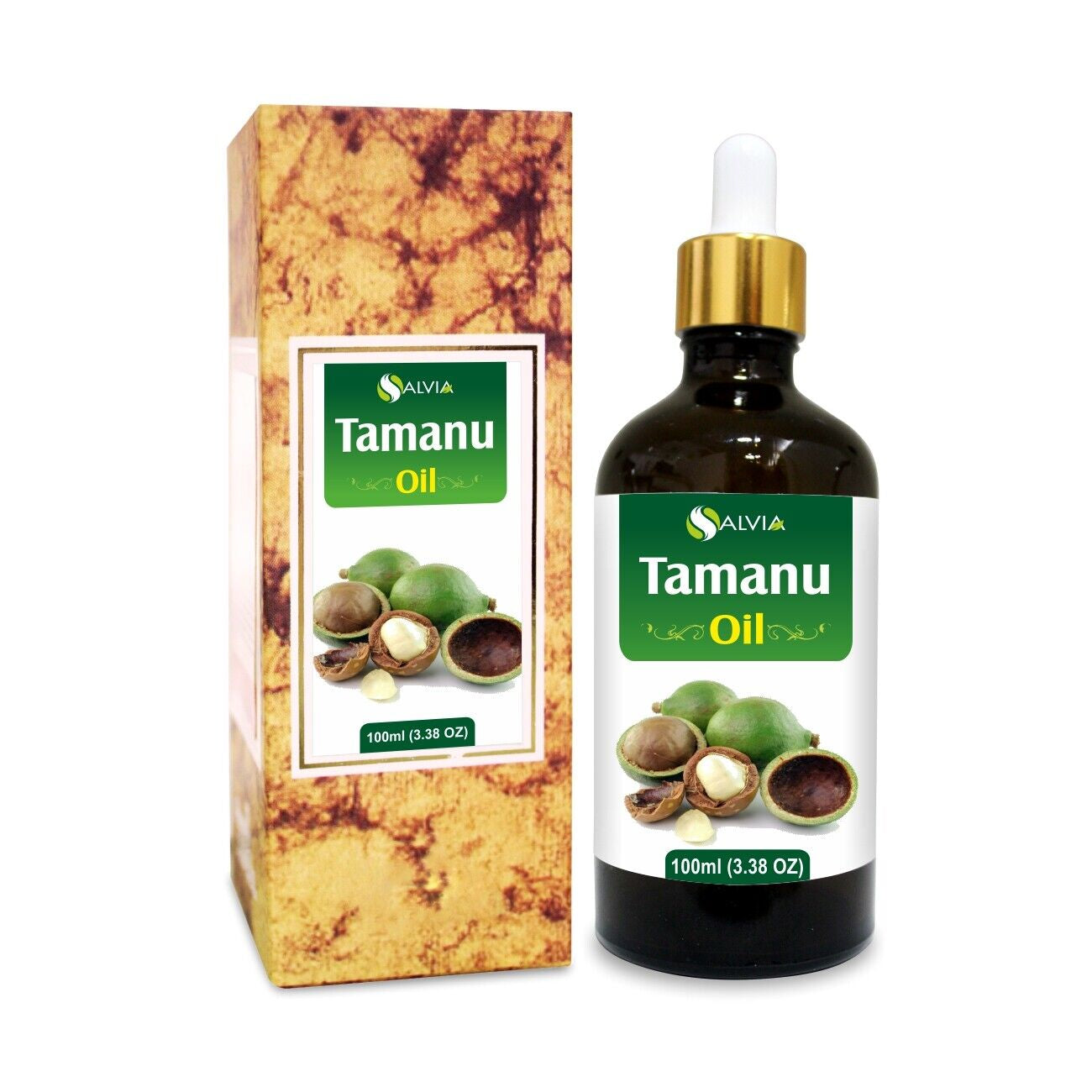 Tamanu (Calophyllum Inophyllum) 100% Pure & Natural Carrier Oil-[10Ml - 25 L].