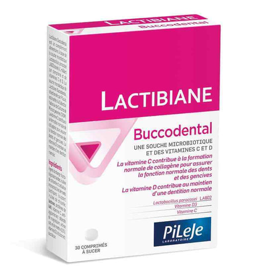 Pileje Lactibiane Buccodental (Probiotic - Mouth, Gums and Teeth Support) 30 Tab