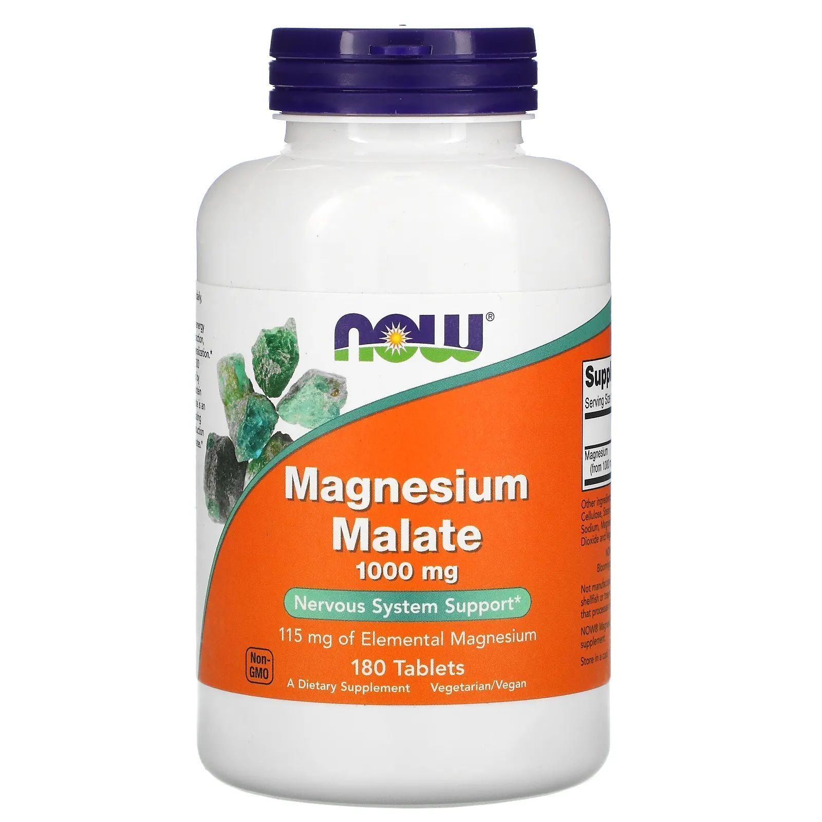 Magnesium Malate 1000Mg (Nervous System) 180 Vegetarian Tablets