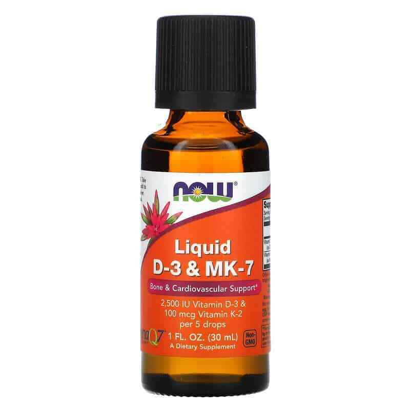 Liquid D-3 and MK-7 (Vitamin D3 K2MK7) 30Ml