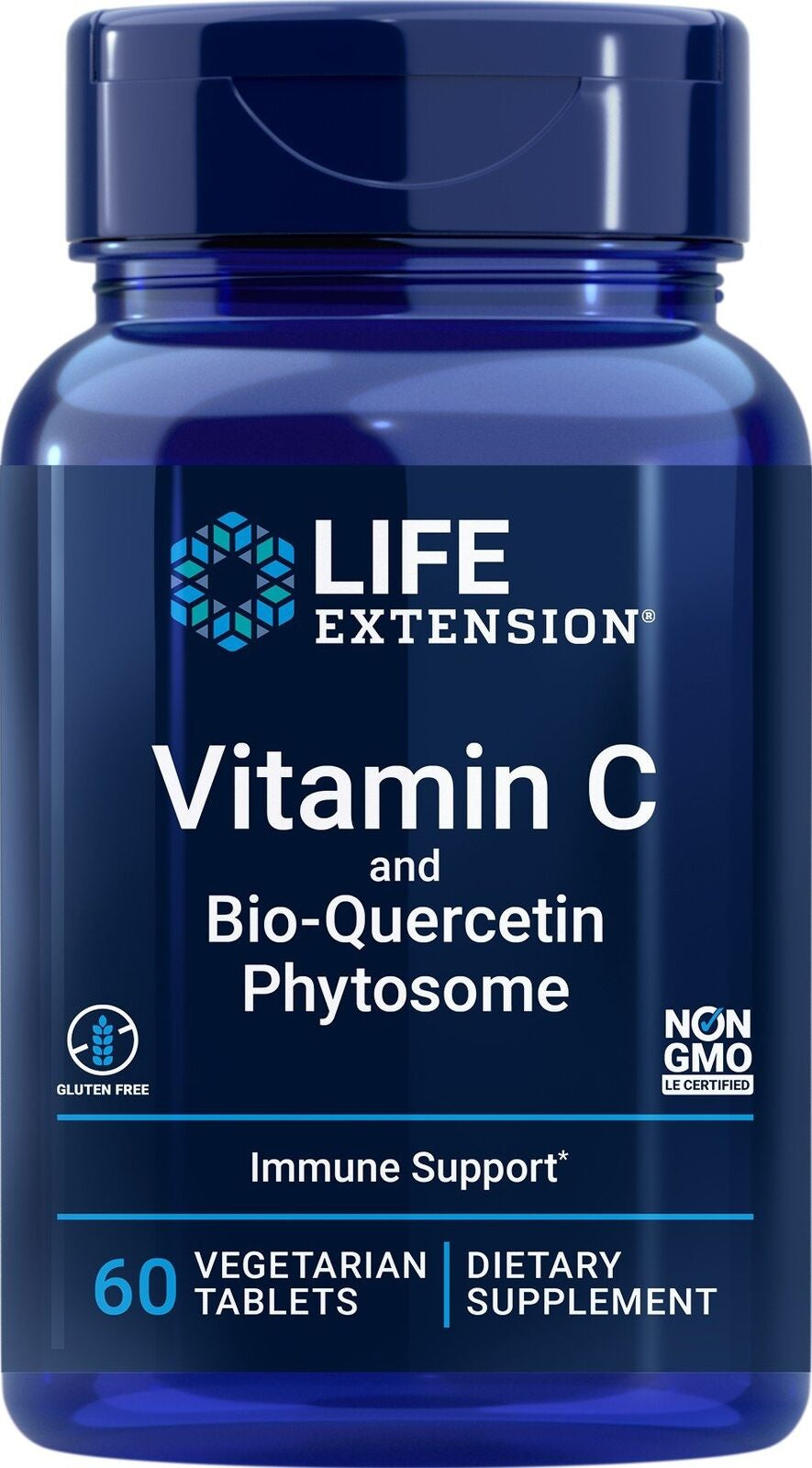 Life Extension Vitamin C and Bio-Quercetin Phytosome 60 Vegtab